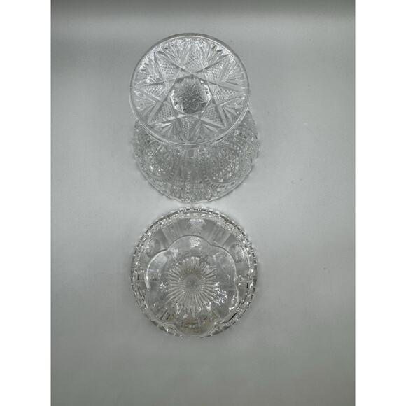 EPAG Compote Bowl Trinket Candy Dish Jewelry Nuts Set 2 Antique - Picture 3 of 9